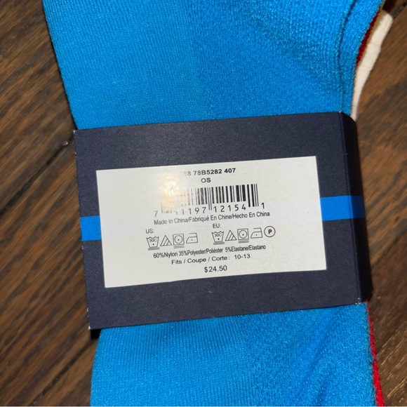 Tommy Hilfiger Men's Socks White/Blue/Yellow/Red - Picture 5 of 6